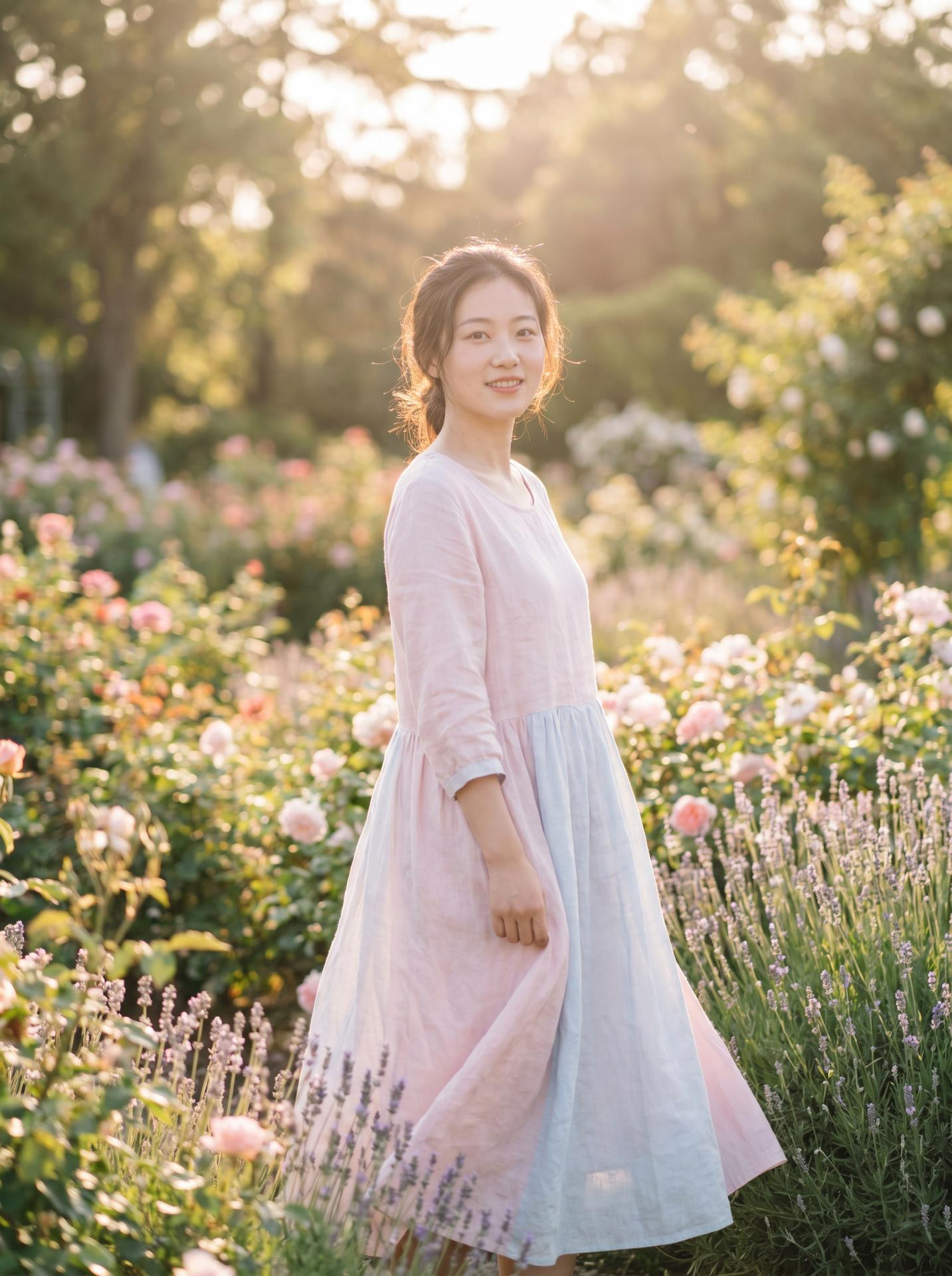 酒店偷情美图：清新自然美少女写真